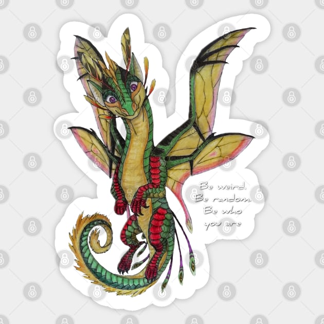 Firefly Dragon Sticker by Lycoris ArtSpark